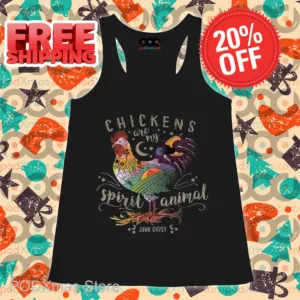 Chickens Are My Spirit Animal Junk Gypsy Vintage Shirt