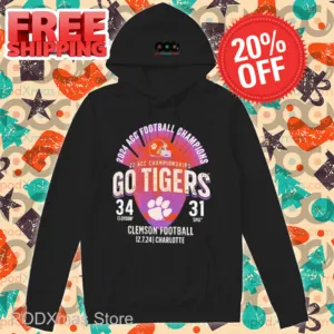 Clemson Tigers Go Tigers 2024 ACC Football Conference Champions Shirt