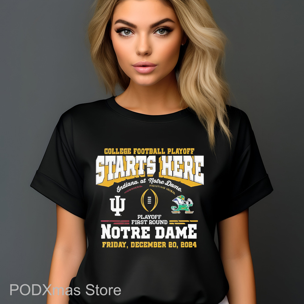 College Football Playoff Starts Here Notre Dame 2024 Shirt