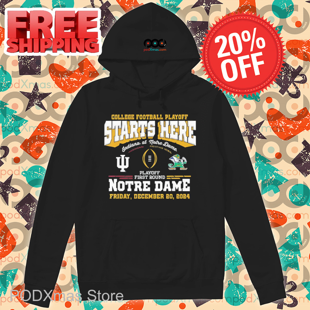College Football Playoff Starts Here Notre Dame 2024 Shirt