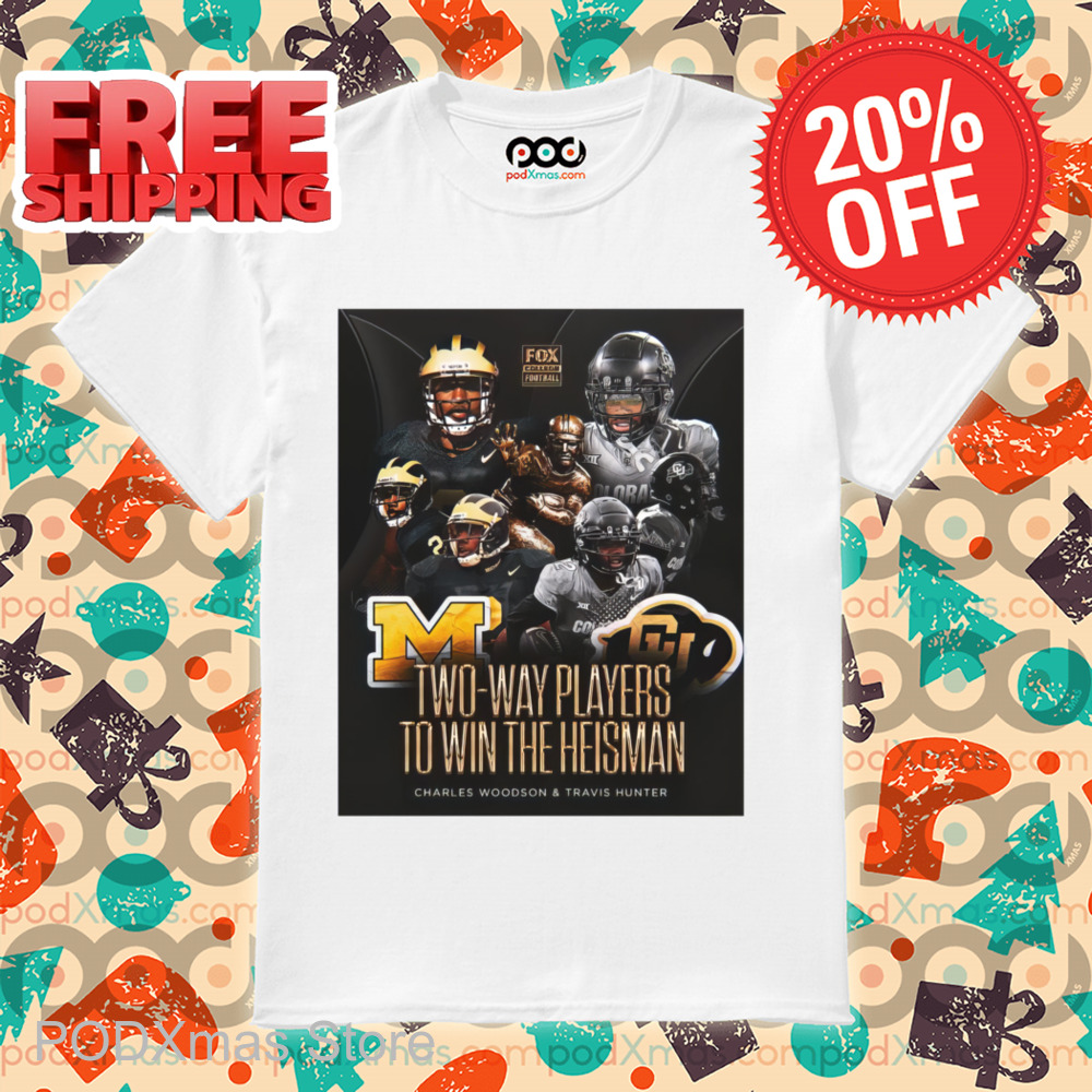 Colorado Buffaloes Two Way Players To Win The Heisman Shirt