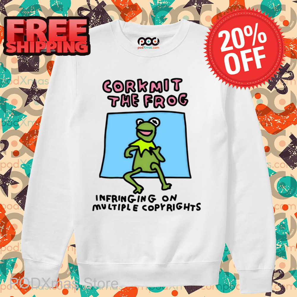 Corkmit The Frog Infringing On Multiple Copyrights Shirt