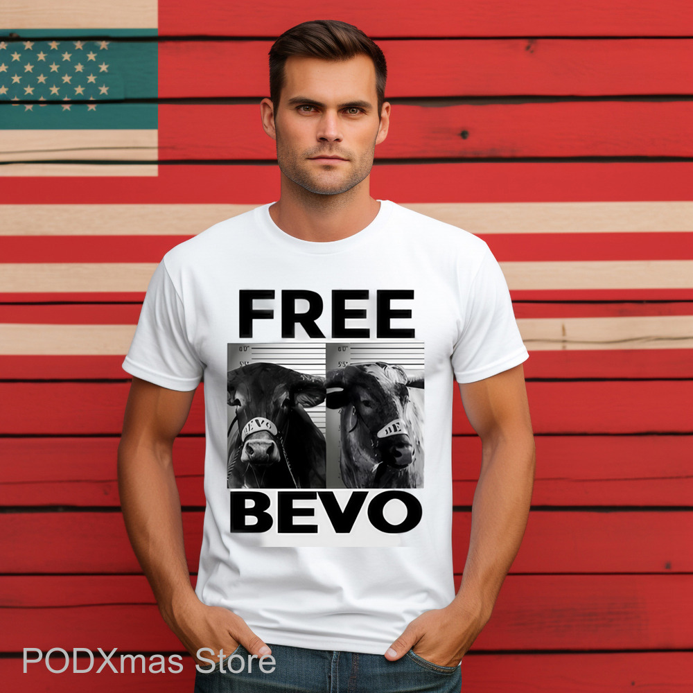Cow Mugshot Free Bevo Shirt