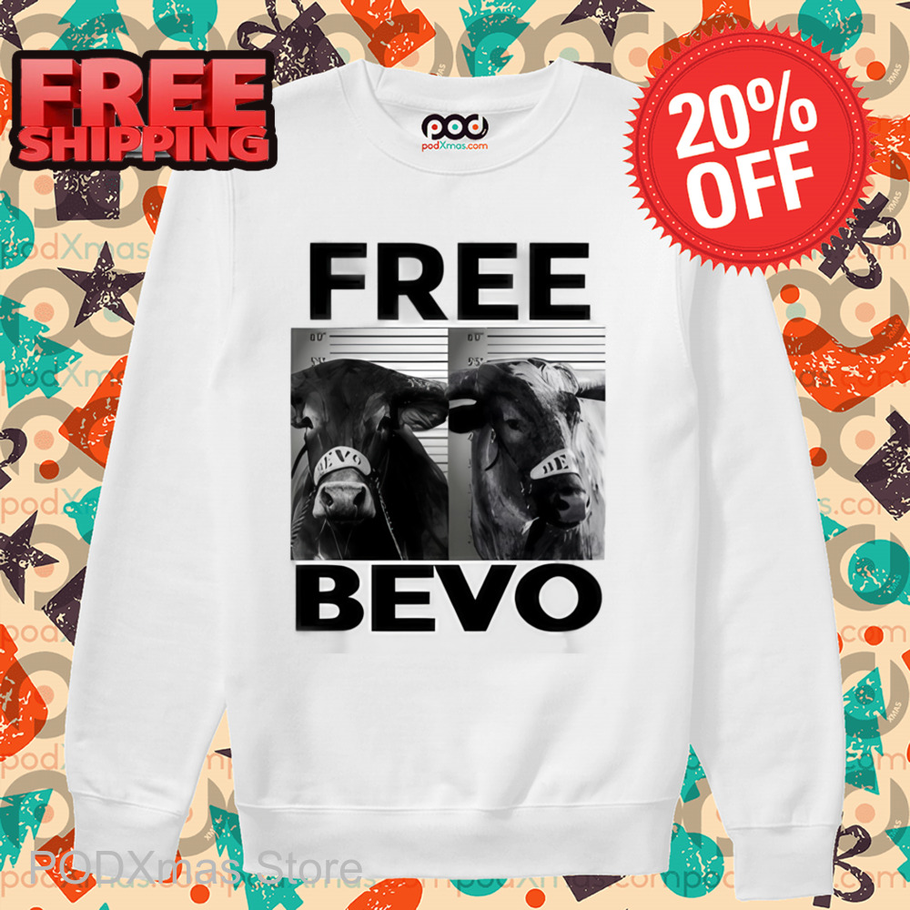 Cow Mugshot Free Bevo Shirt