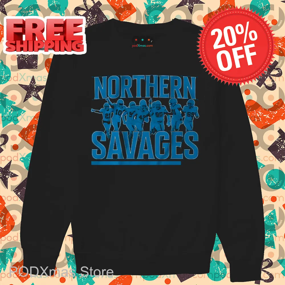 Detroit Lions Northern Savages Shirt