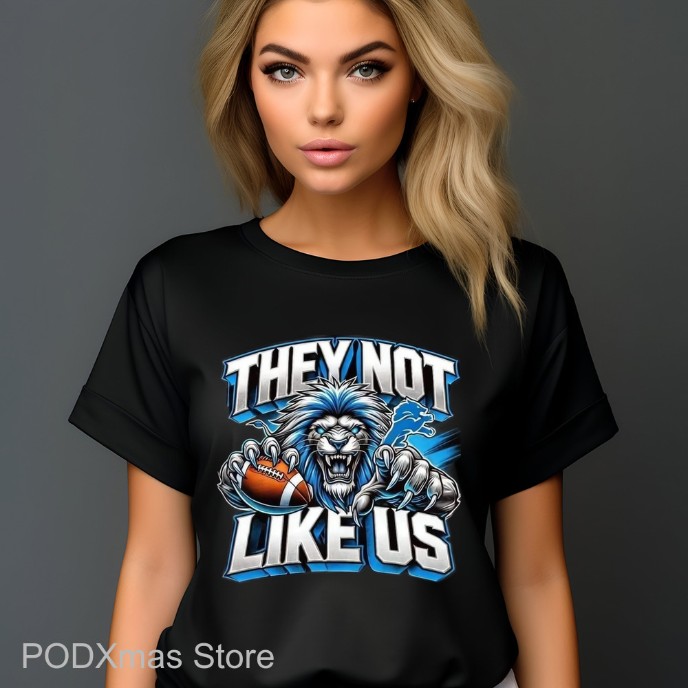 Detroit Lions They Not Like Us 2024 Shirt