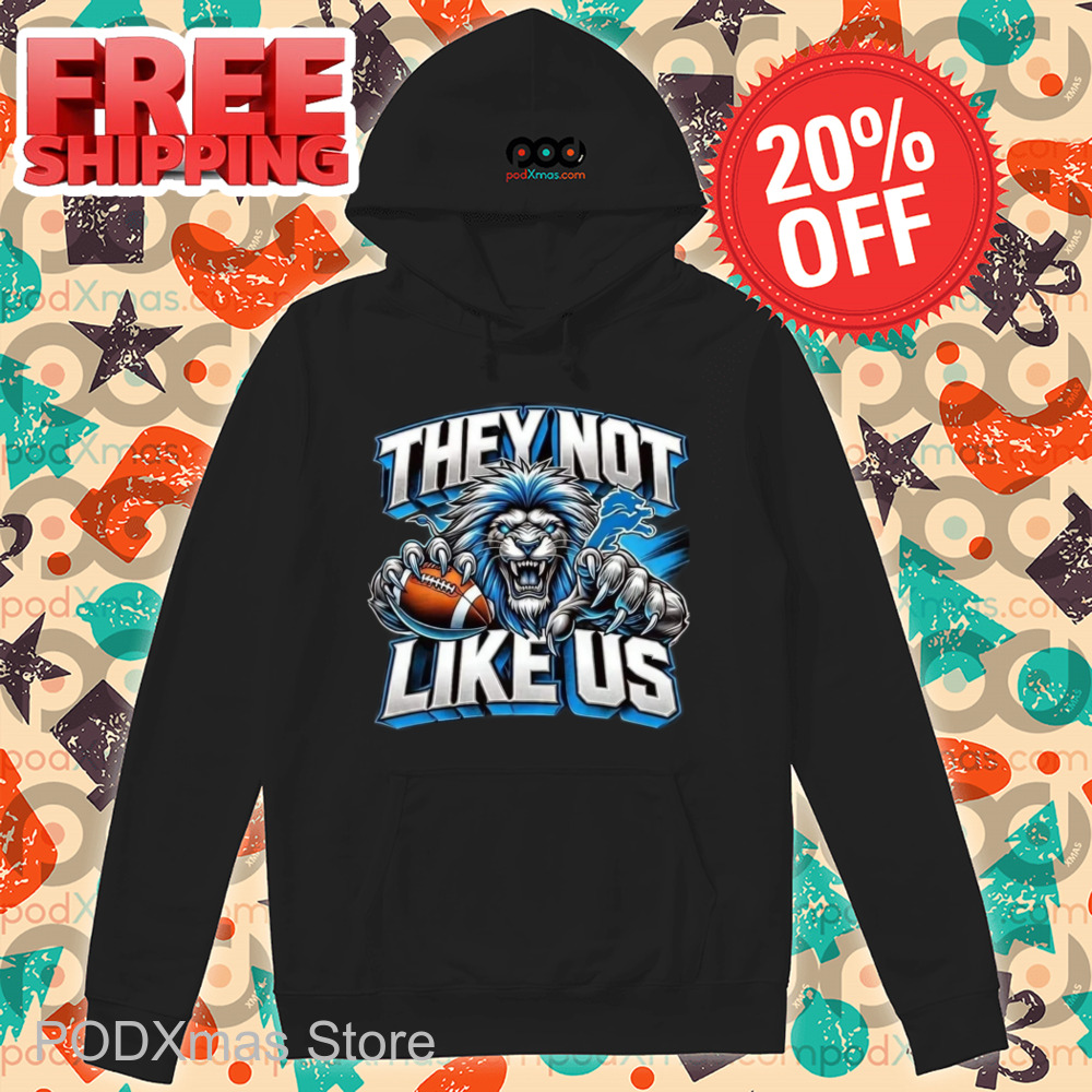 Detroit Lions They Not Like Us 2024 Shirt