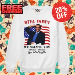 Diva Down We Salute You George Santos Shirt