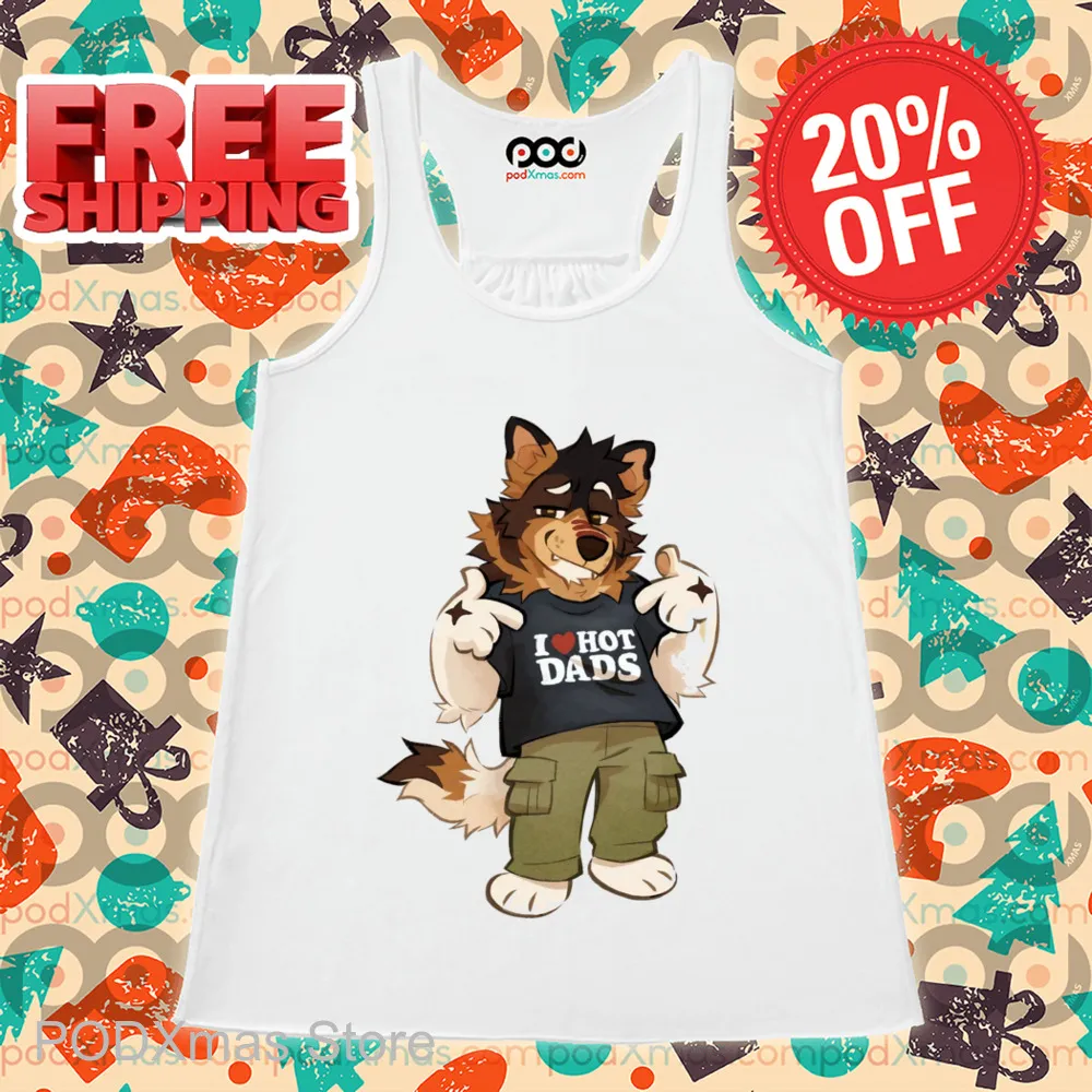 Dog Dad I Love Hot Dads Shirt