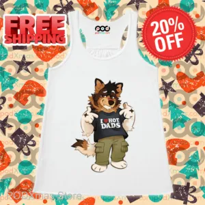 Dog Dad I Love Hot Dads Shirt