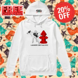 Dog Peeing Laundry Day From NYC Shirt