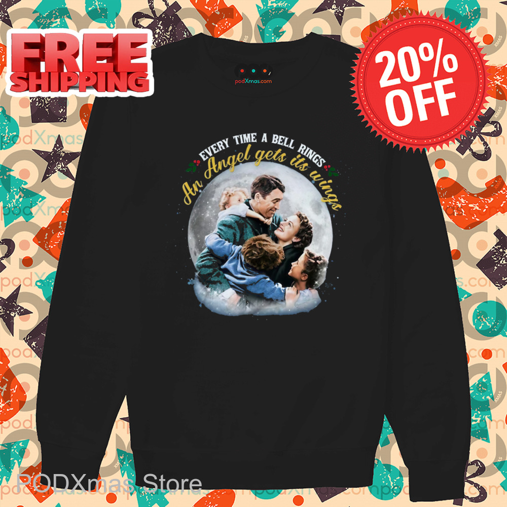 Every Time A Bell Rings An Angel Gets Its Wings Christmas 2024 Shirt
