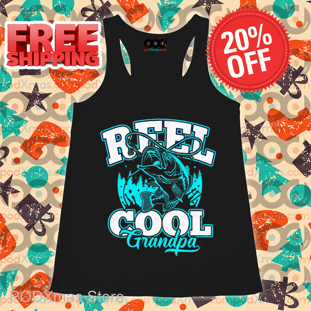 Fishing Reel Cool Grandpa Shirt