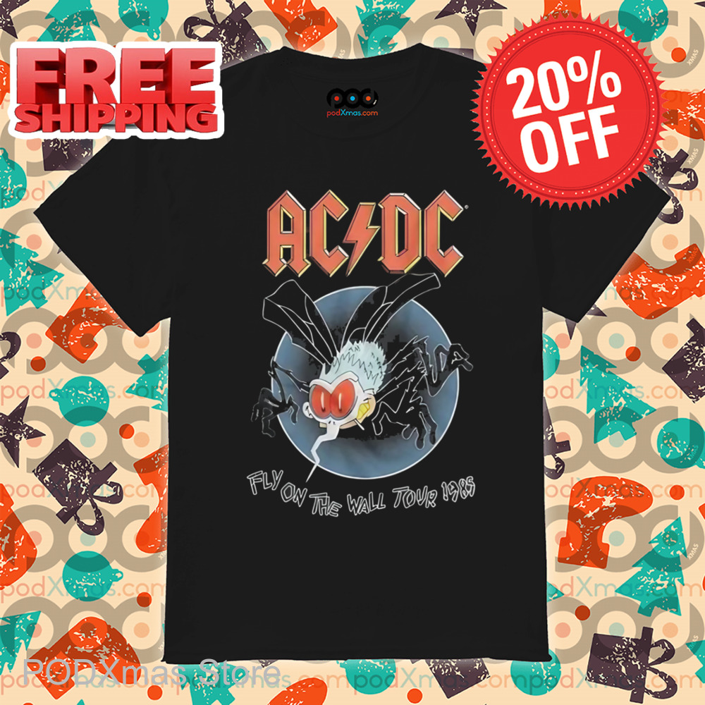 Fly AC DC Fly On The Wall Tour 1989 Shirt