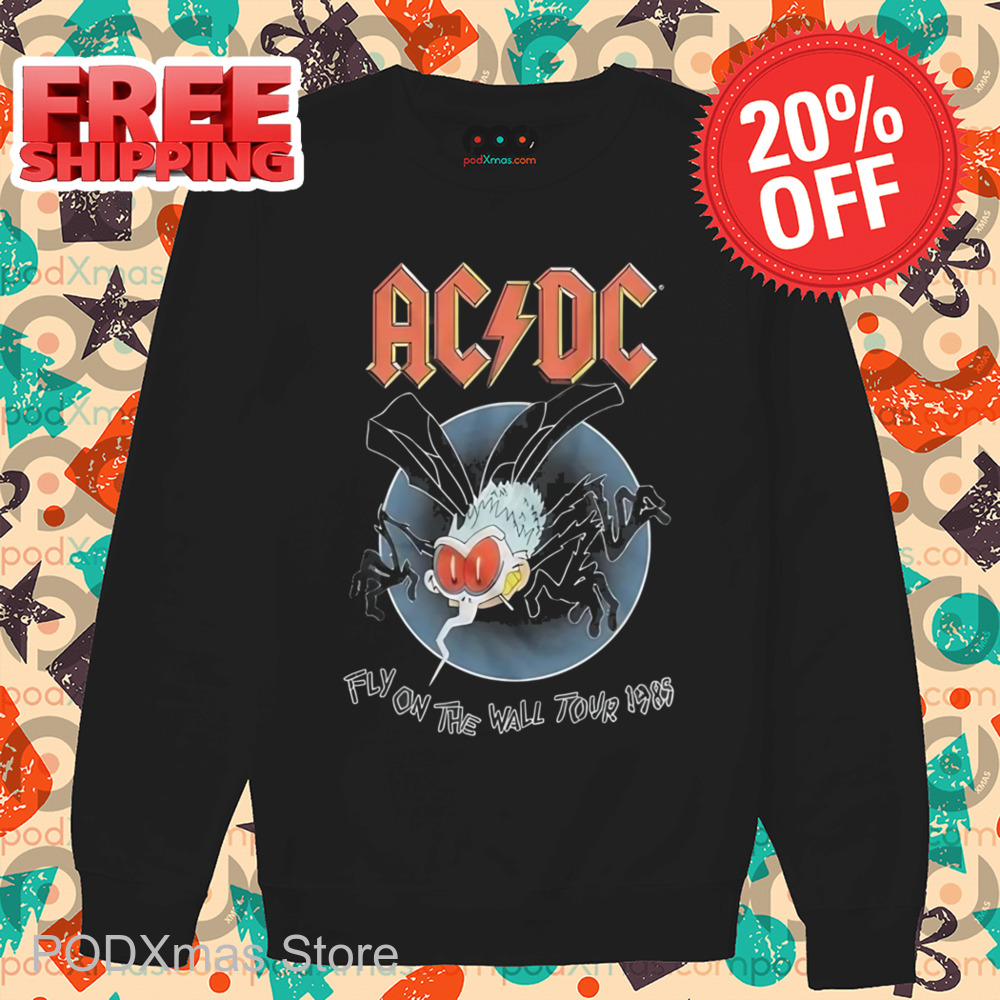 Fly AC DC Fly On The Wall Tour 1989 Shirt
