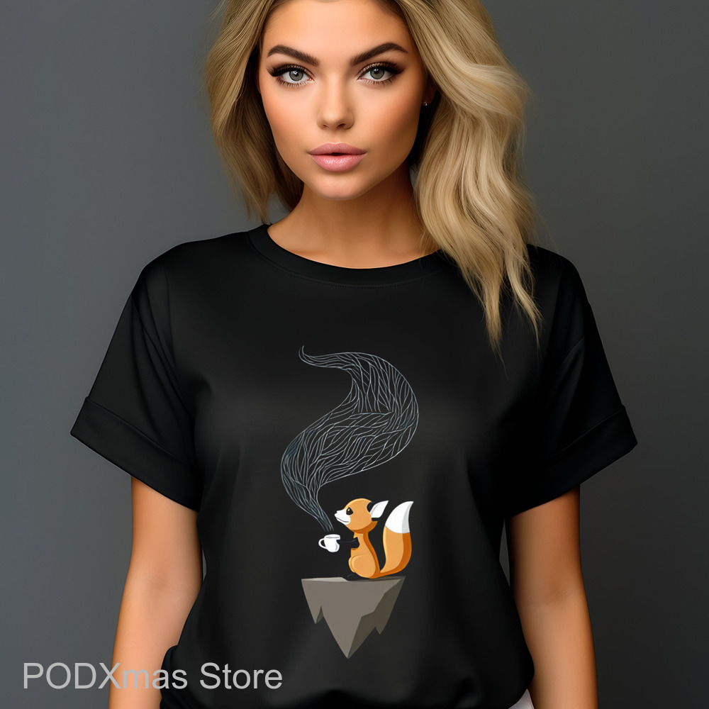 Fox Take A Coffee Morning Shirt