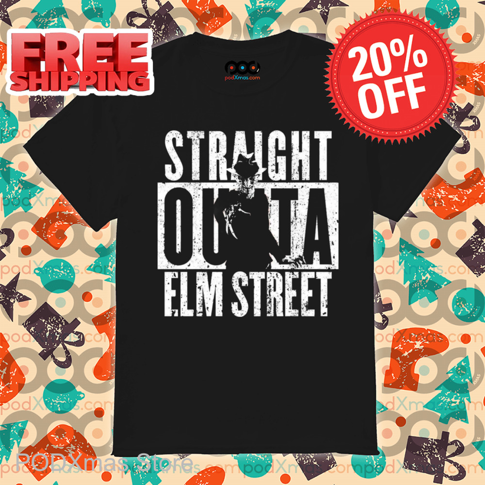 Freddy Krueger Straight Outta Elm Street Vintage 2024 Shirt