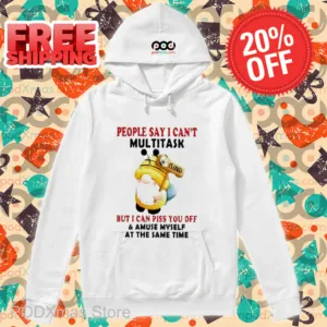 Gnome People Say I Can't Multitask But I Can Piss You Off Shirt