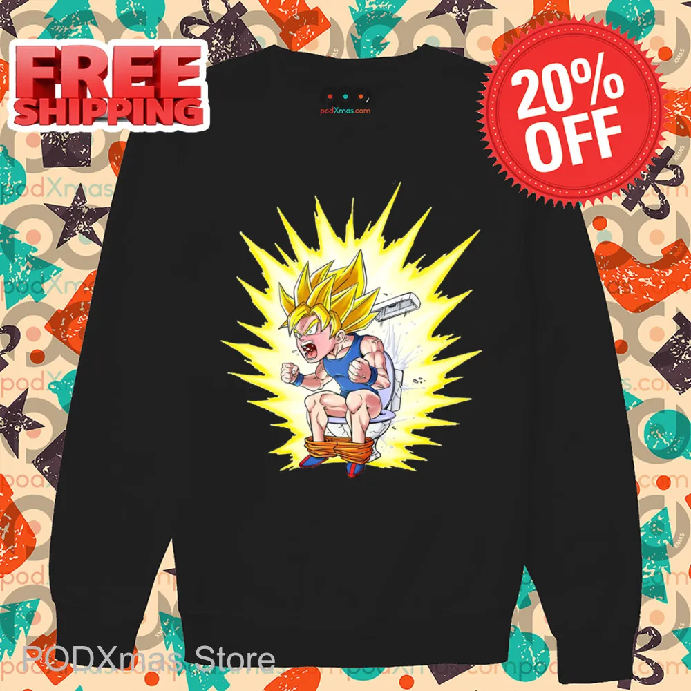 Goku WC Super Saiyan Aura Parody Shirt
