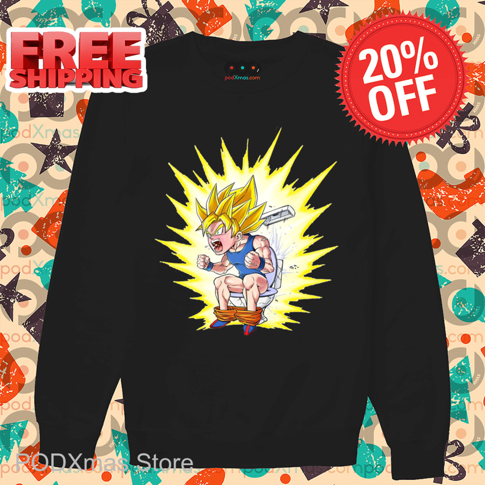 Goku WC Super Saiyan Aura Parody Shirt