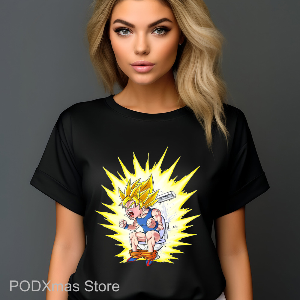 Goku WC Super Saiyan Aura Parody Shirt