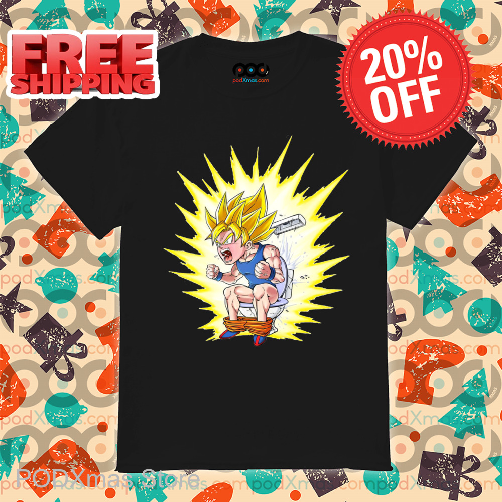 Goku WC Super Saiyan Aura Parody Shirt