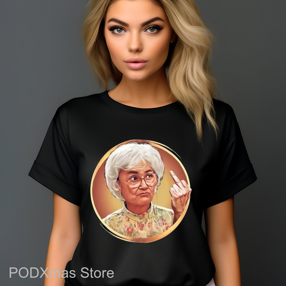 Grandmother Gives Middle Finger 2024 Shirt