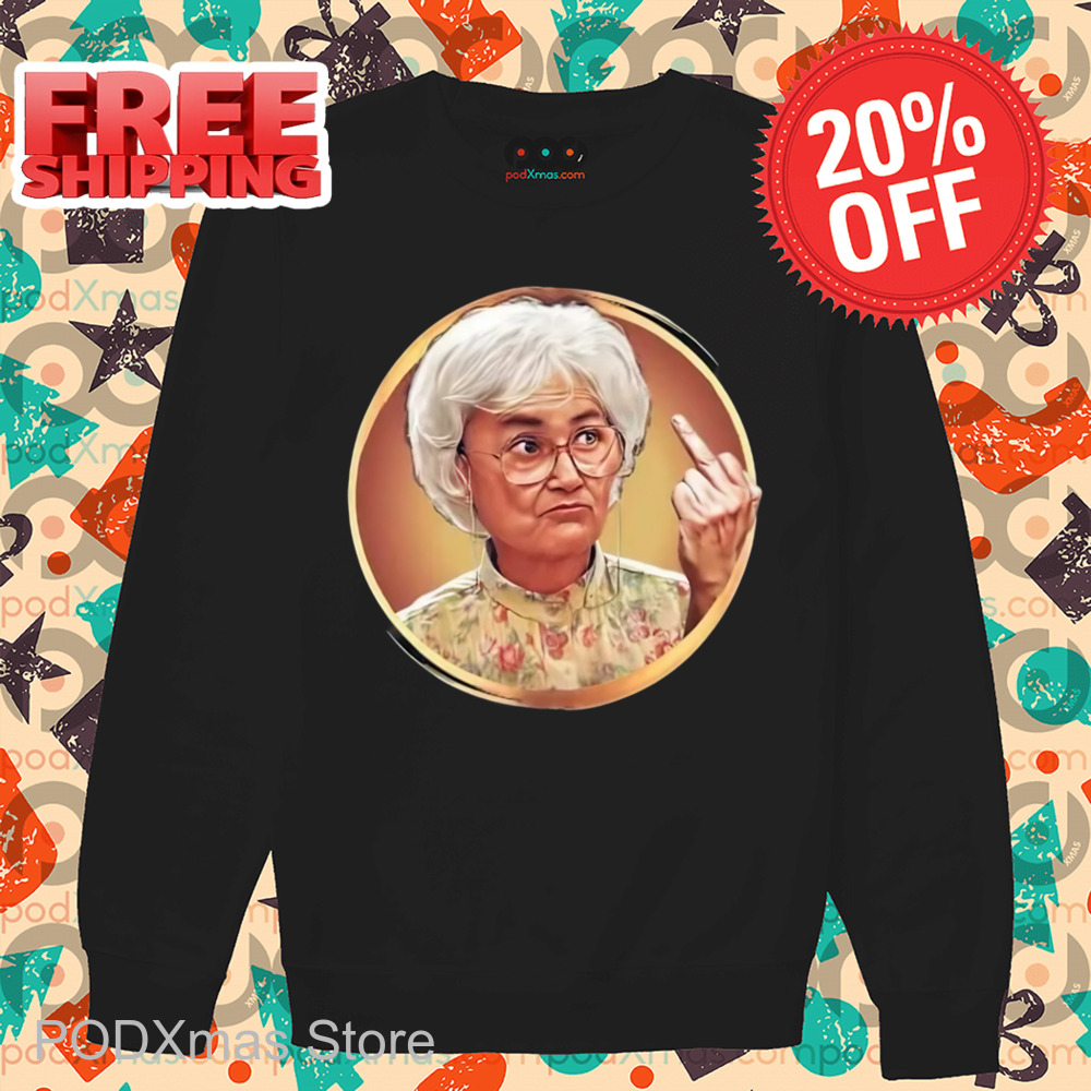 Grandmother Gives Middle Finger 2024 Shirt