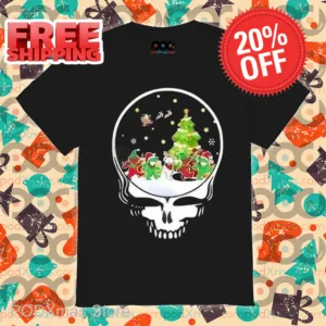 Grateful Dead Reindeer Santa Christmas Shirt