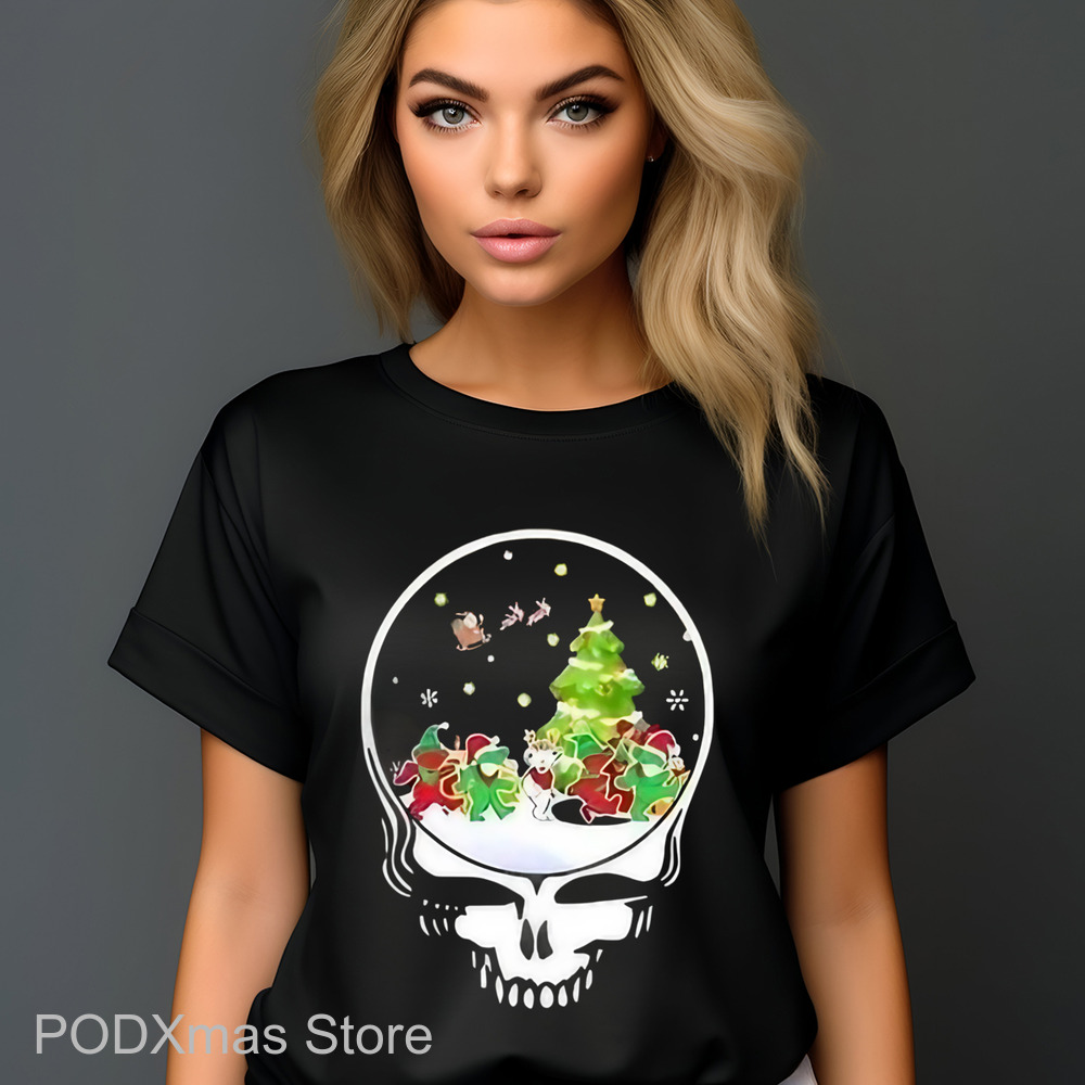 Grateful Dead Reindeer Santa Christmas Shirt