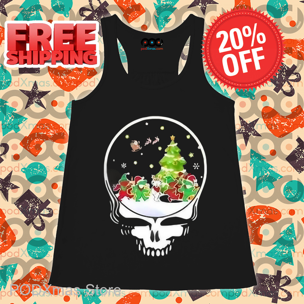 Grateful Dead Reindeer Santa Christmas Shirt