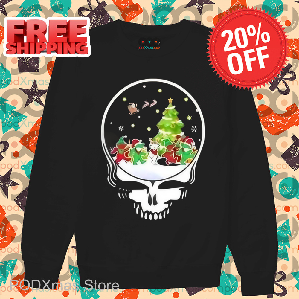 Grateful Dead Reindeer Santa Christmas Shirt