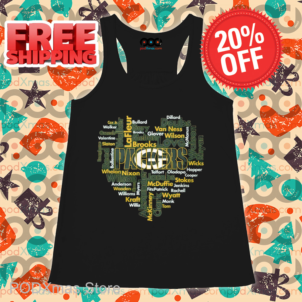 Green Bay Packers Heart 2024 Shirt