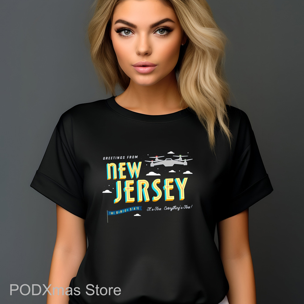 Greetings From New Jersey Drones Shirt-enhance