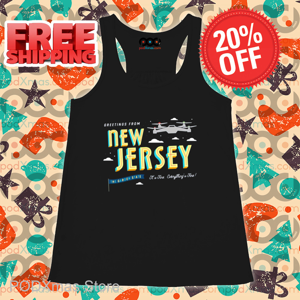 Greetings From New Jersey Drones Shirt-enhance