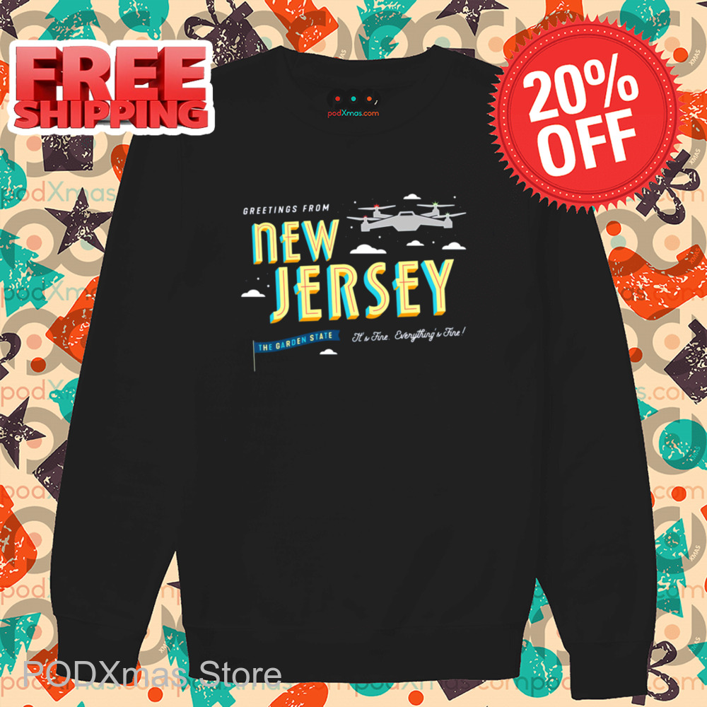 Greetings From New Jersey Drones Shirt-enhance