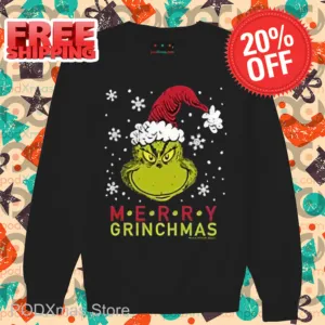 Grinch Face Merry Grinchmas Shirt