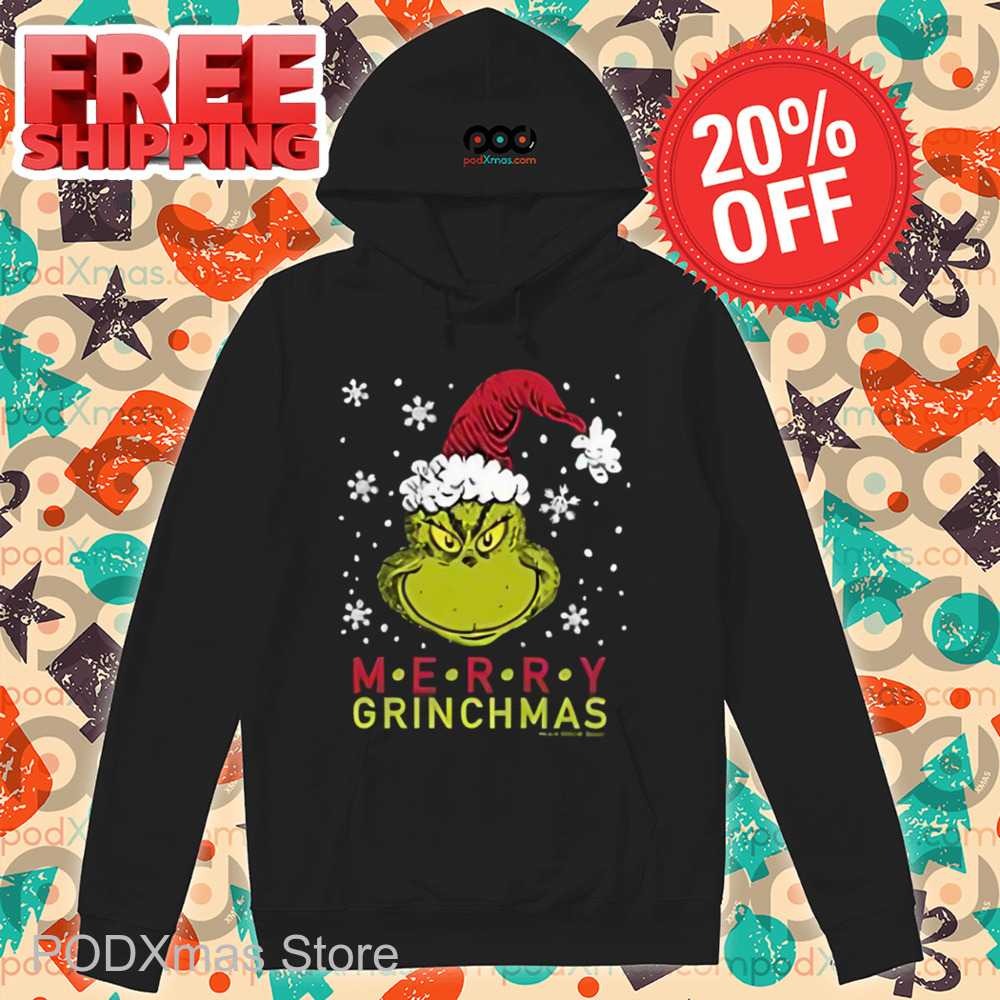 Grinch Face Merry Grinchmas Shirt