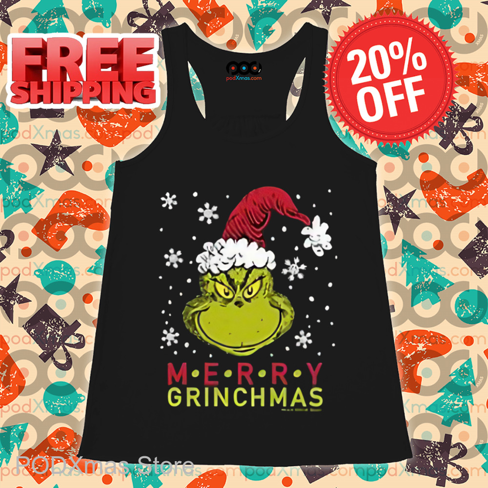 Grinch Face Merry Grinchmas Shirt