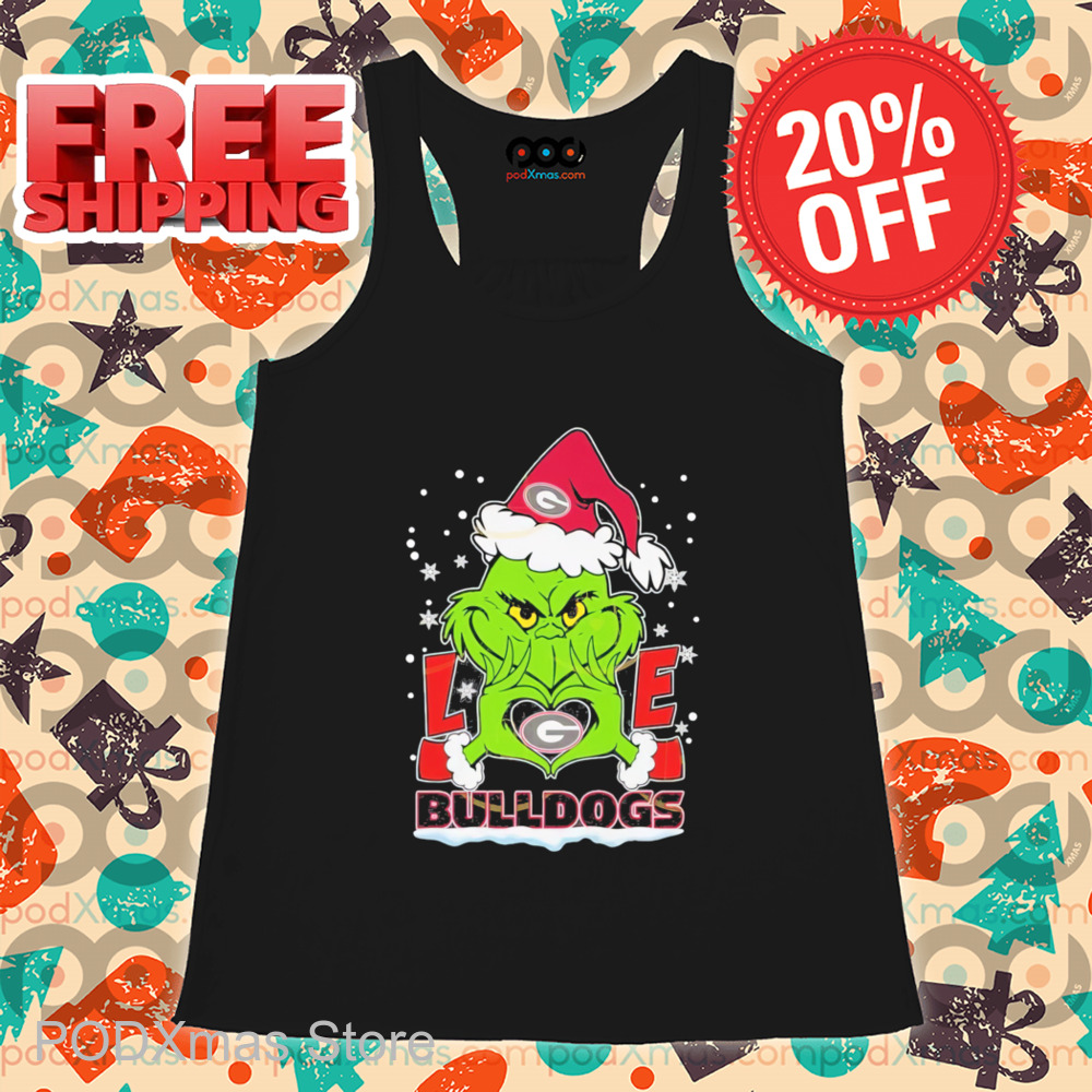 Grinch Love Georgia Bulldogs Christmas Shirt