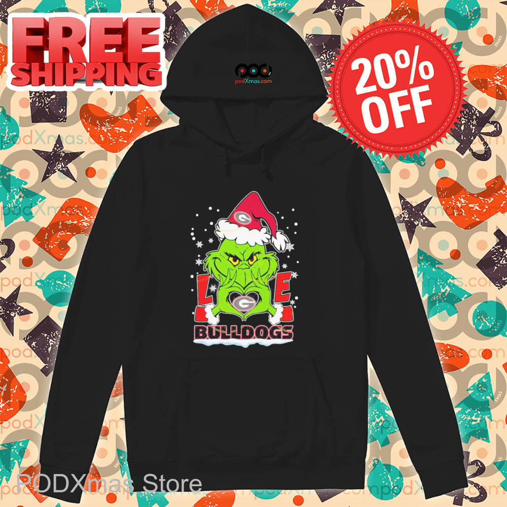 Grinch Love Georgia Bulldogs Christmas Shirt