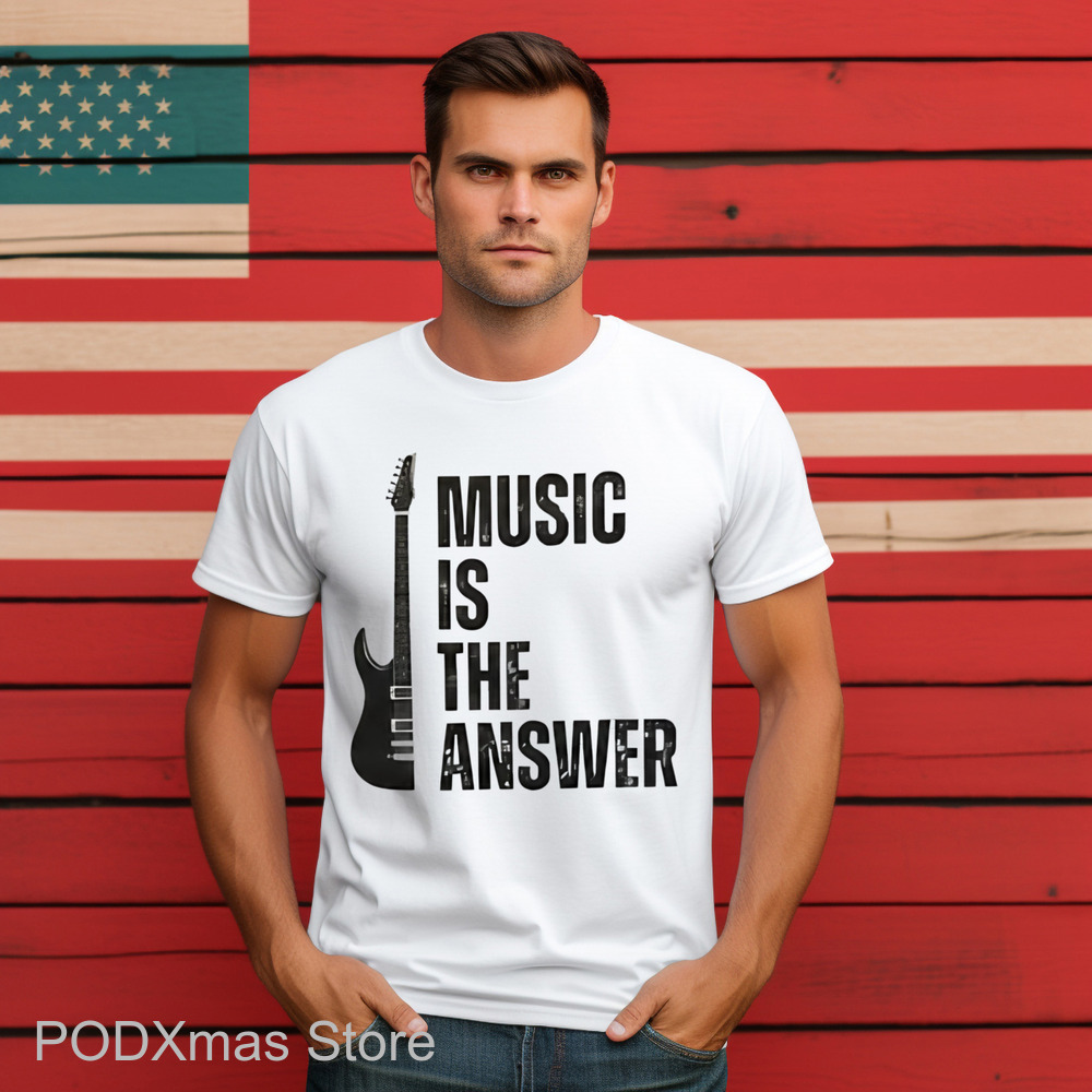 Guitar Music Is The Answer Vintage 2024 Shirt