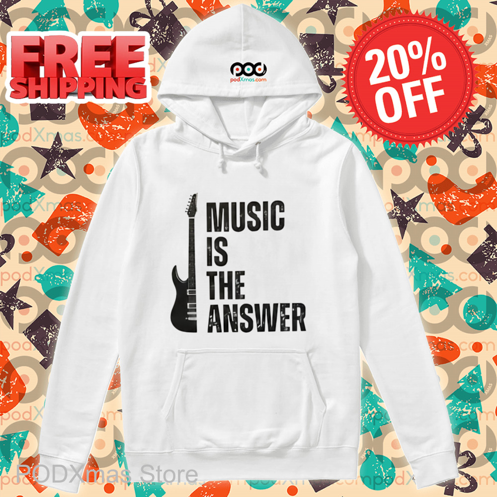 Guitar Music Is The Answer Vintage 2024 Shirt