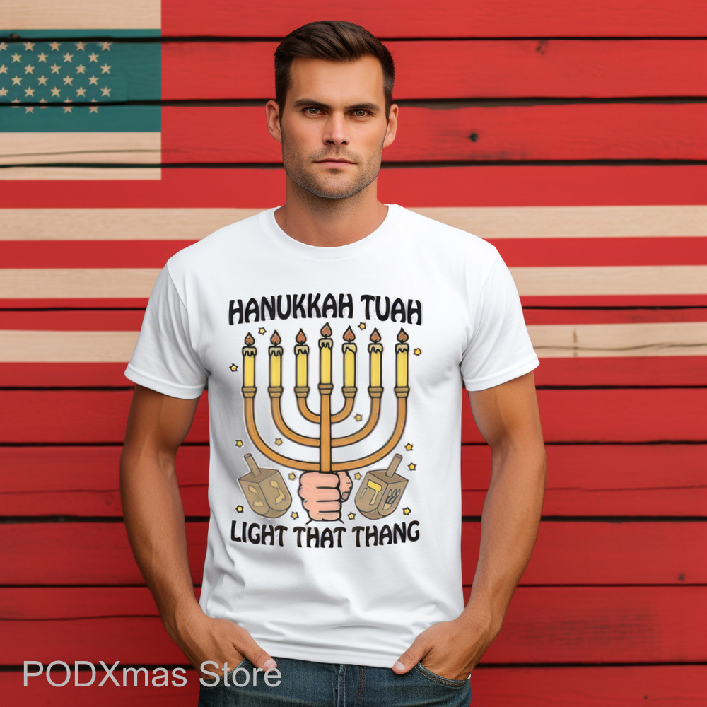 Hanukkah Tuah Light That Thang Shirt-denoise-enhance