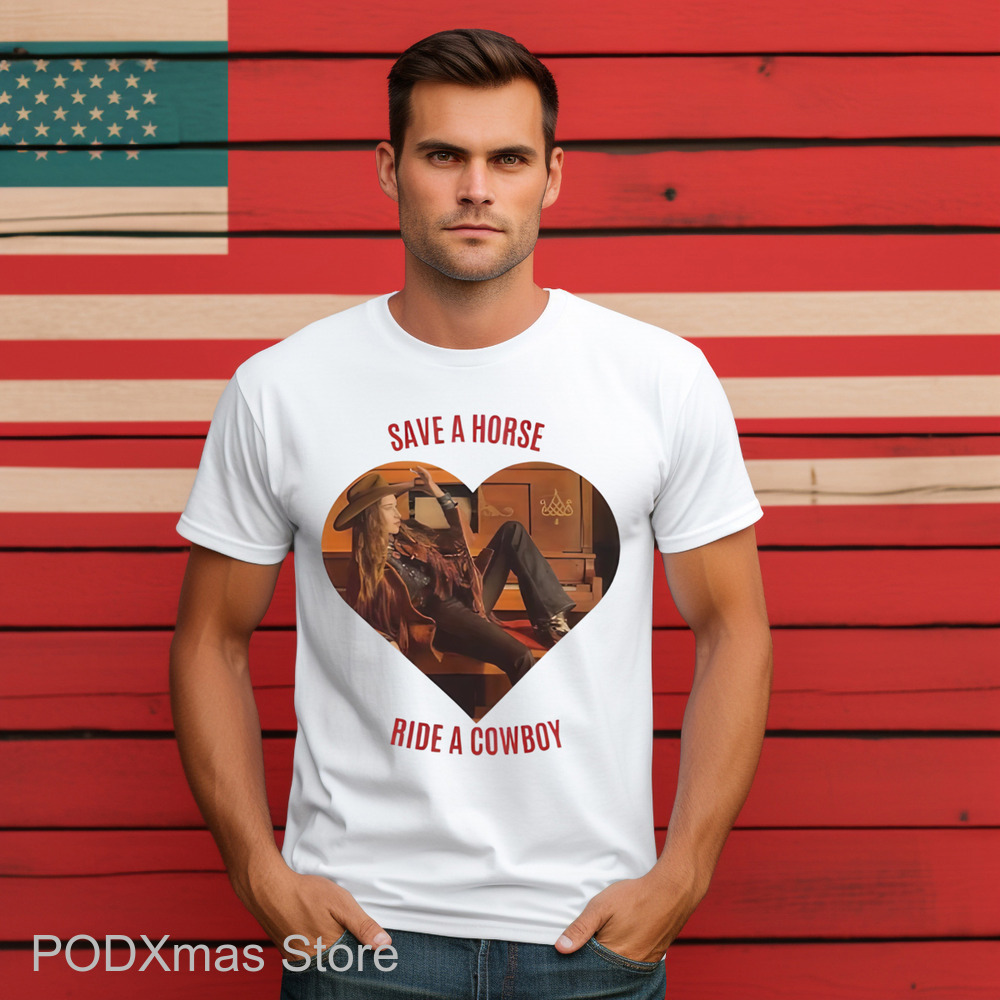 Heart Save A Horse Ride A Cowboy Shirt