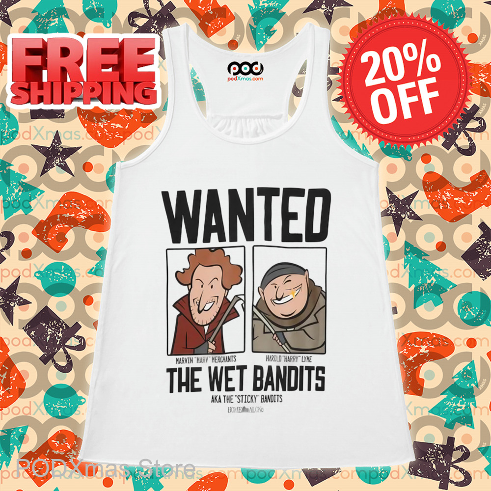Home Alone Wanted The Wet Bandits Christmas Cartoon Shirt