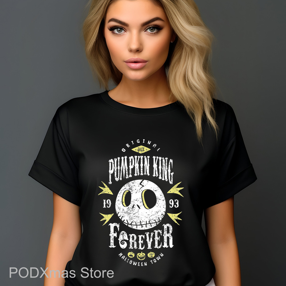 Jack Skellington Pumpkin King Forever 1993 Vintage Shirt