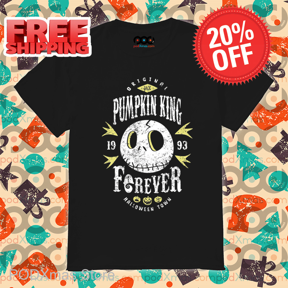 Jack Skellington Pumpkin King Forever 1993 Vintage Shirt