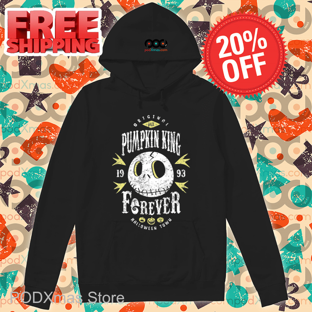 Jack Skellington Pumpkin King Forever 1993 Vintage Shirt