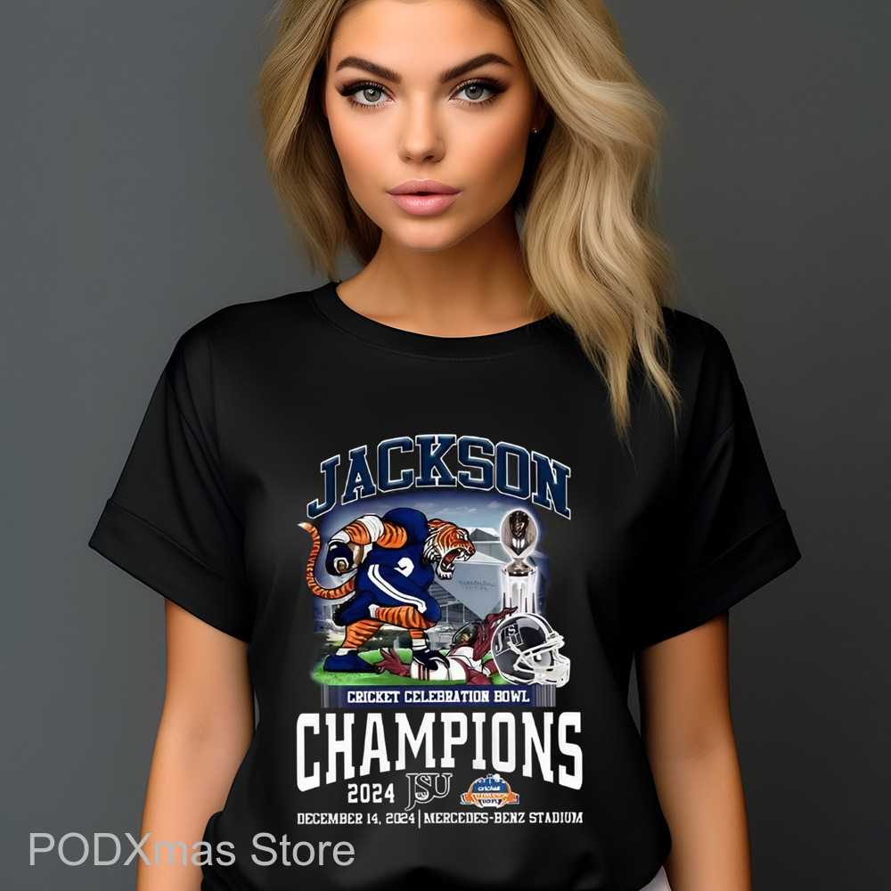 Jackson Cricket Celebration Bowl Champions 2024 Shirt